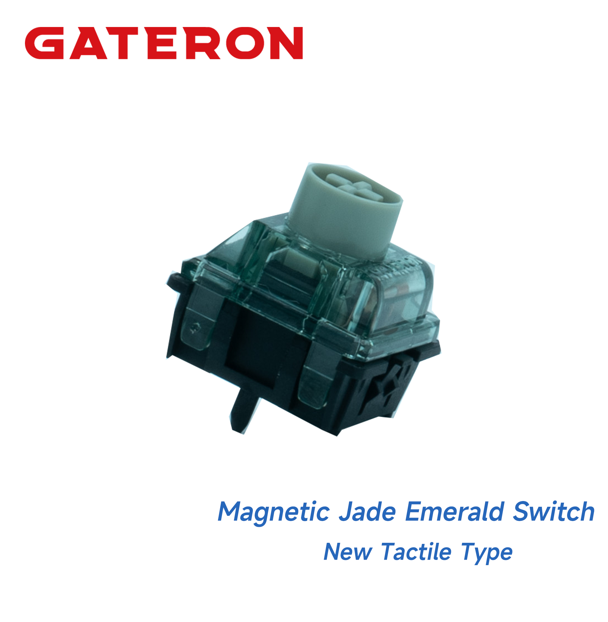 Gaming Keyboard Hall Effect Switches - GATERON Magnetic Jade Emerald Switch, Tactile,