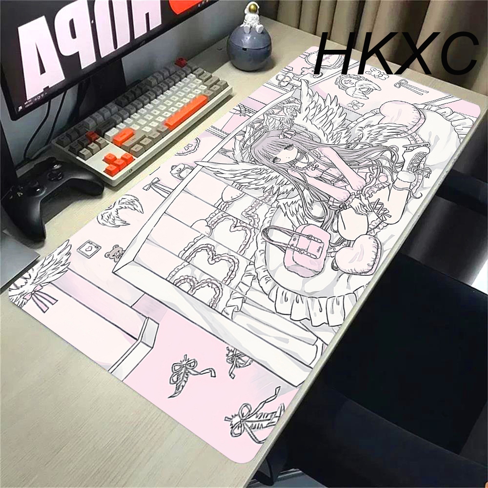 Keyboard Mouse Bundle Gaming - E-Sports Mat Anime Kawaii Girls PC
