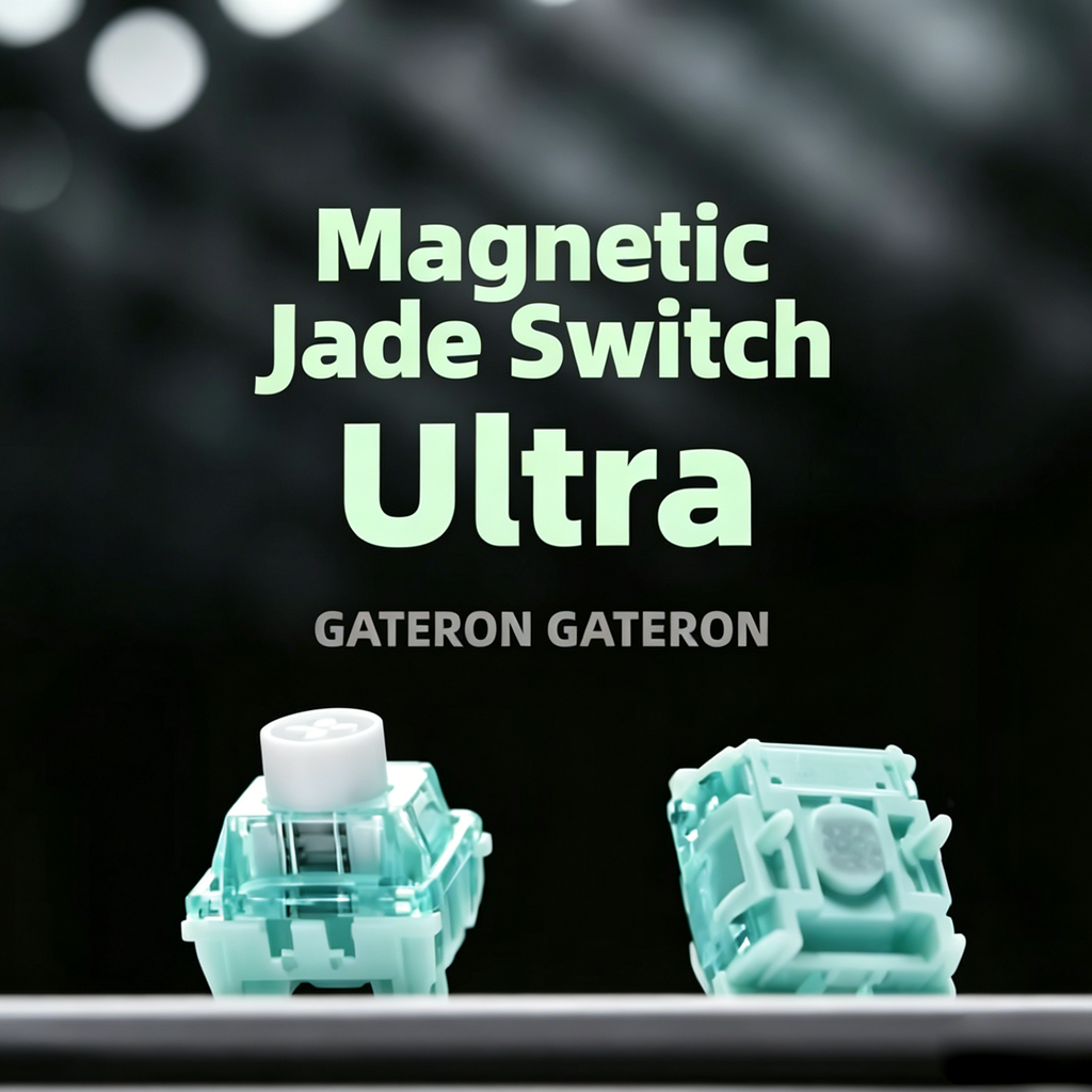 GATERON Magnetic Jade Ultra Sw - Gaming Keyboard Hall Effect Switches review and price