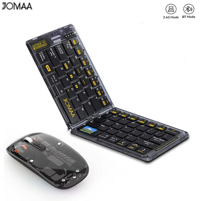 Jomaa Transparent Foldable Wir - Gaming Keyboard And Mouse Mobile review and price