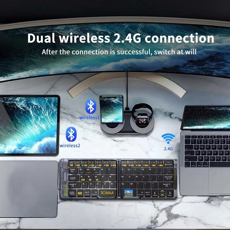 Jomaa Transparent Foldable Wir - Gaming Keyboard And Mouse Mobile review and price