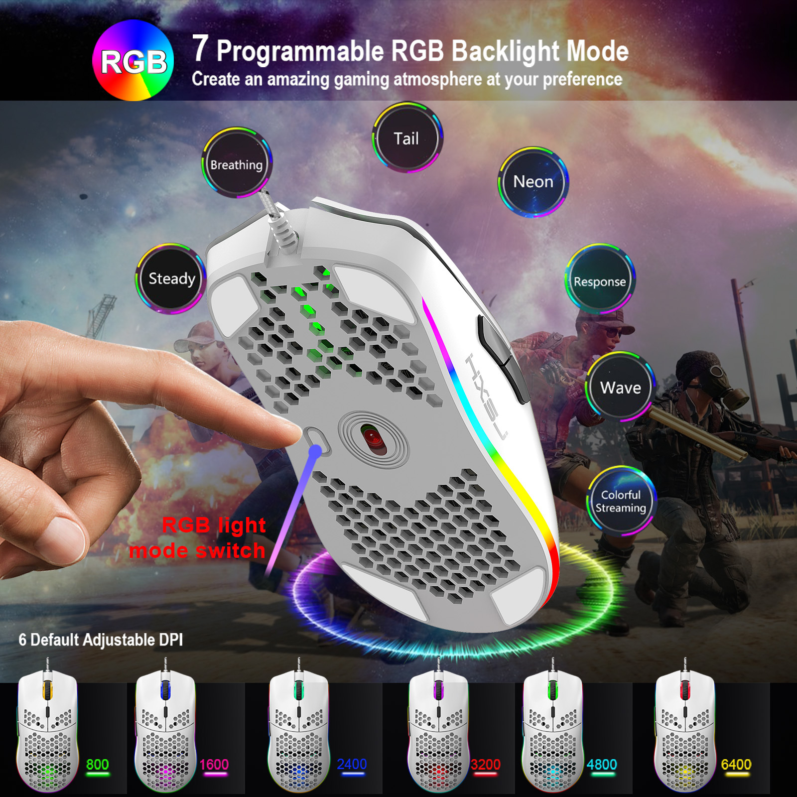 Keyboard and Mouse 68key Wired - Gaming Keyboard Bundle review and price