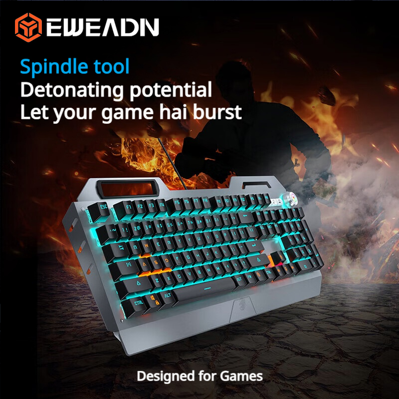 EWEADN TK900 Mechanical Keyboa - Keyboard Gaming Blue Switch review and price