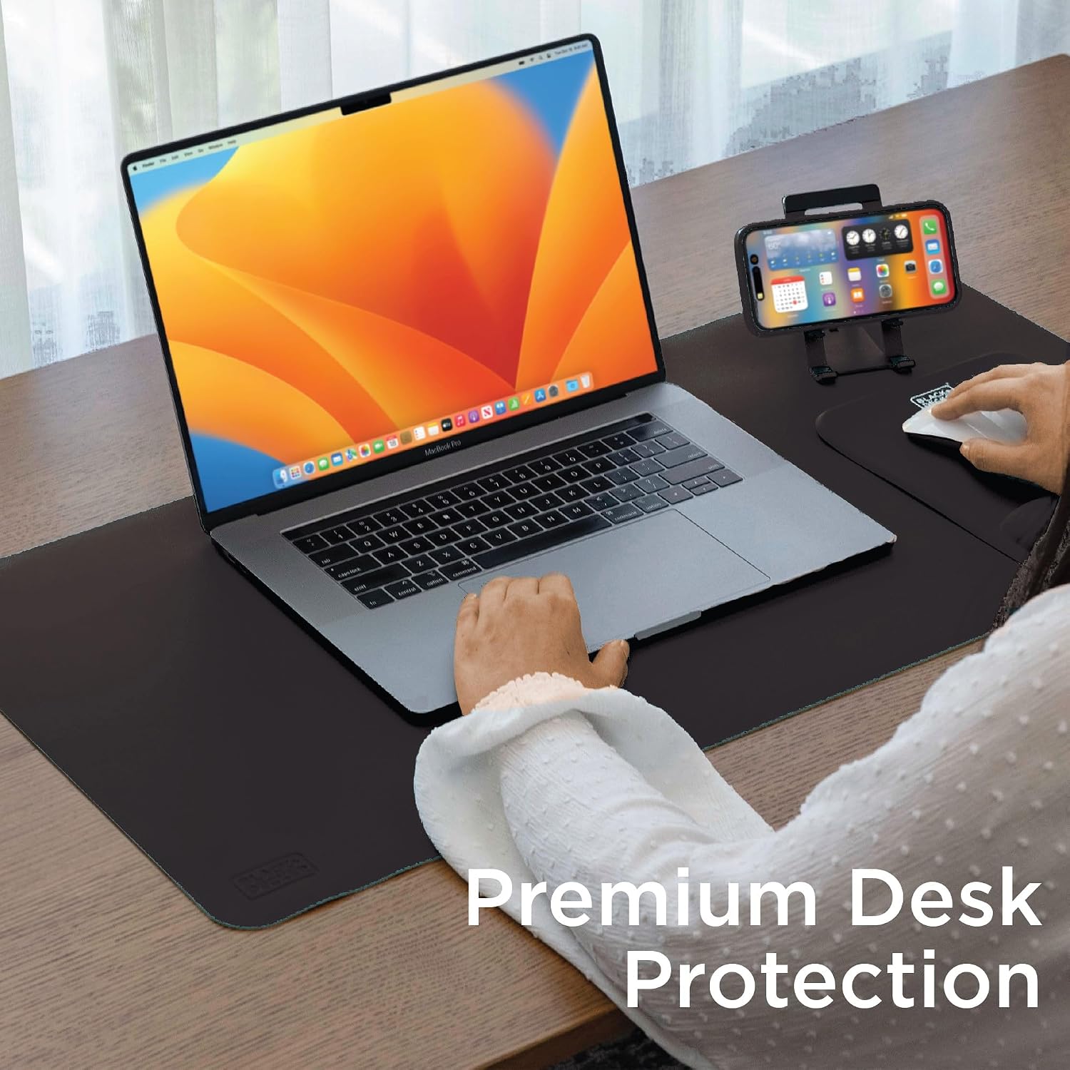 Faux Leather Desk Mat for Keyb - Gaming Keyboard Mouse review and price
