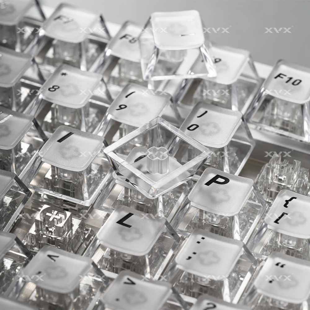 XVX Crystal Transparent Keycap - Keyboard Gaming Black review and price