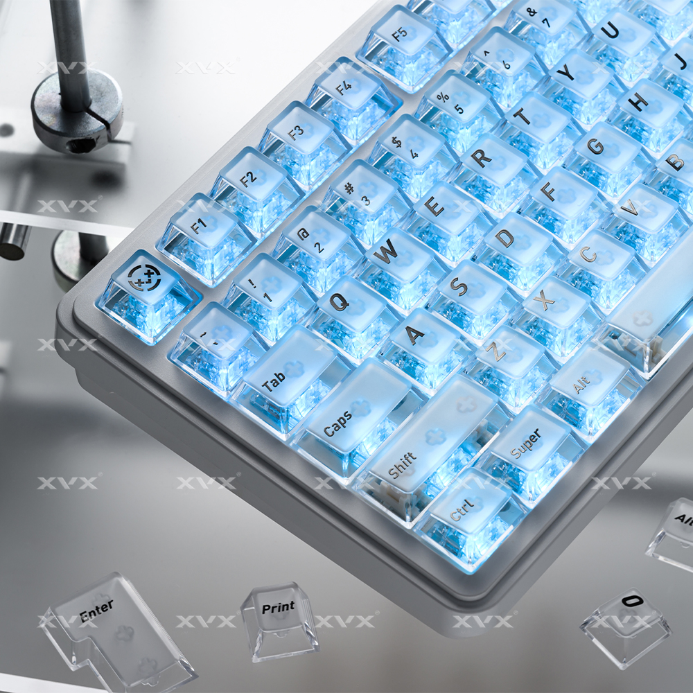 XVX Crystal Transparent Keycap - Keyboard Gaming Black review and price