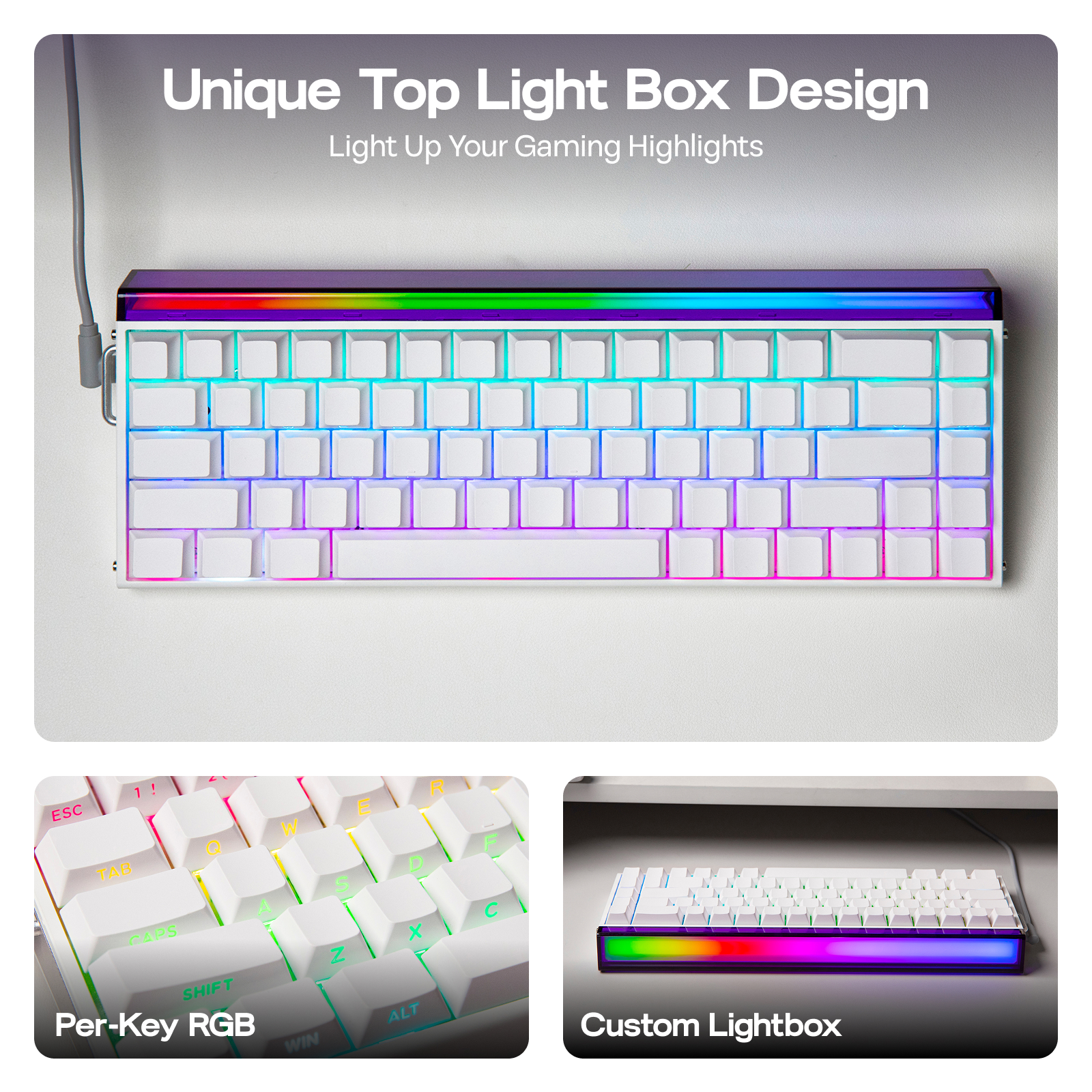 AULA Hero68 HE 65% ANSI QWERTY - Gaming Keyboard Hall Effect Switches review and price