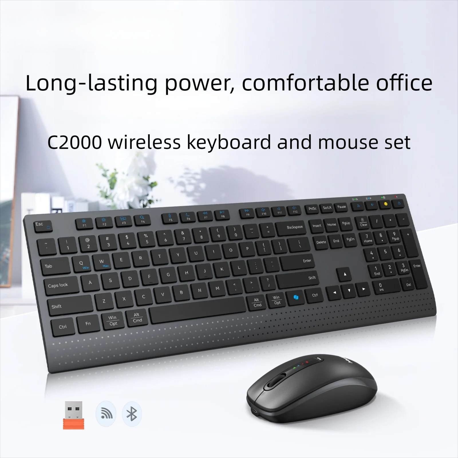 2.4G Bluetooth Dual-mode Wirel - Gaming Keyboard And Mouse Combo Wireless review and price