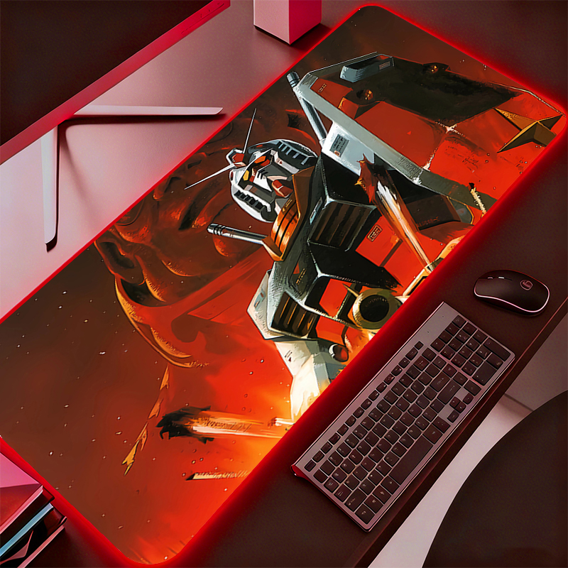 RGB Large Mouse Pad Backlight  - Gaming Keyboard And Mouse Mobile review and price