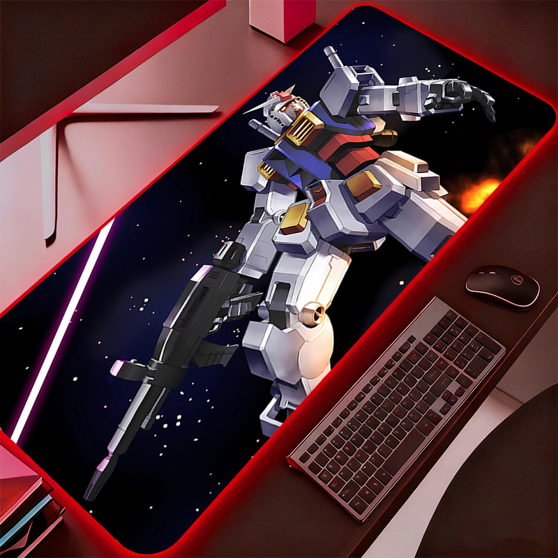 RGB Large Mouse Pad Backlight  - Gaming Keyboard And Mouse Mobile review and price