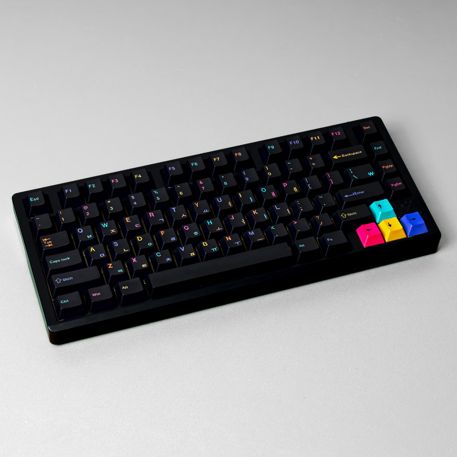 143 Keys Creative Keycaps PBT  - Keyboard Gaming Black review and price