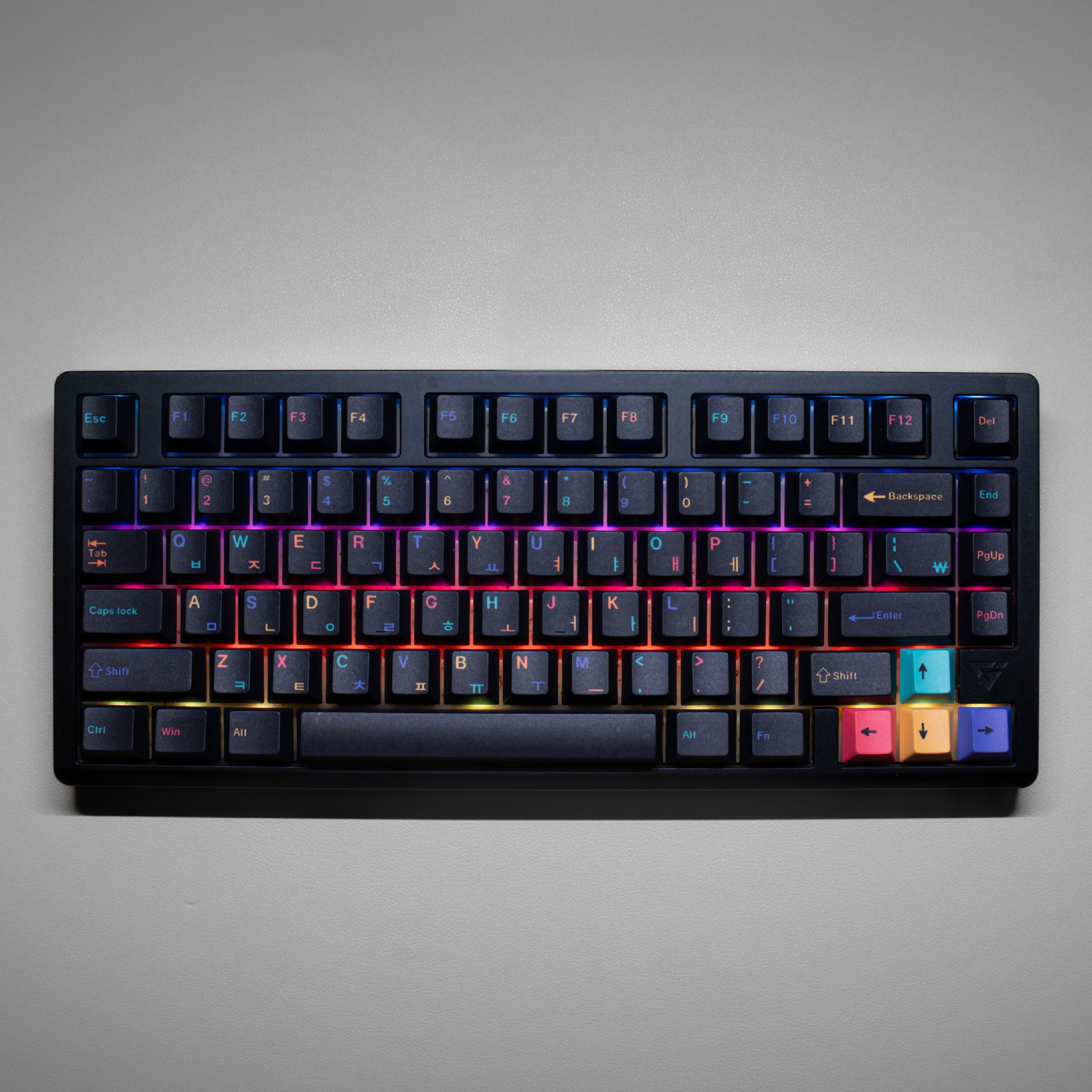 143 Keys Creative Keycaps PBT  - Keyboard Gaming Black review and price