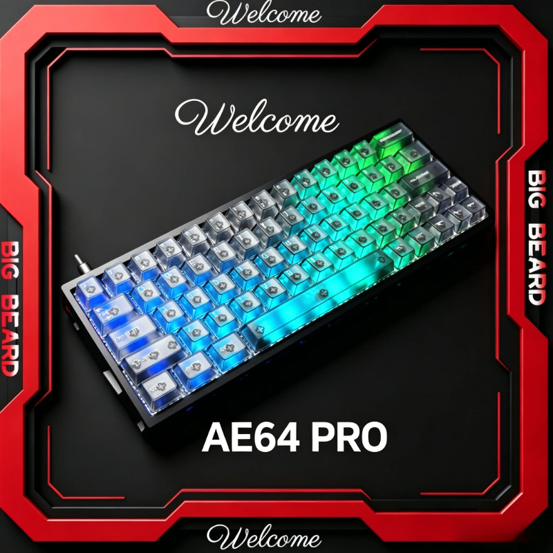 Everglide AE64 Pro HE Gaming K - Gaming Keyboard Hall Effect Switches review and price