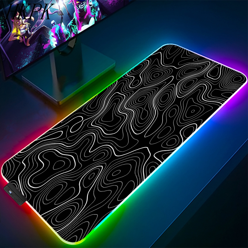 90x40cm Black And White Line R - Keyboard Mouse Bundle Gaming review and price