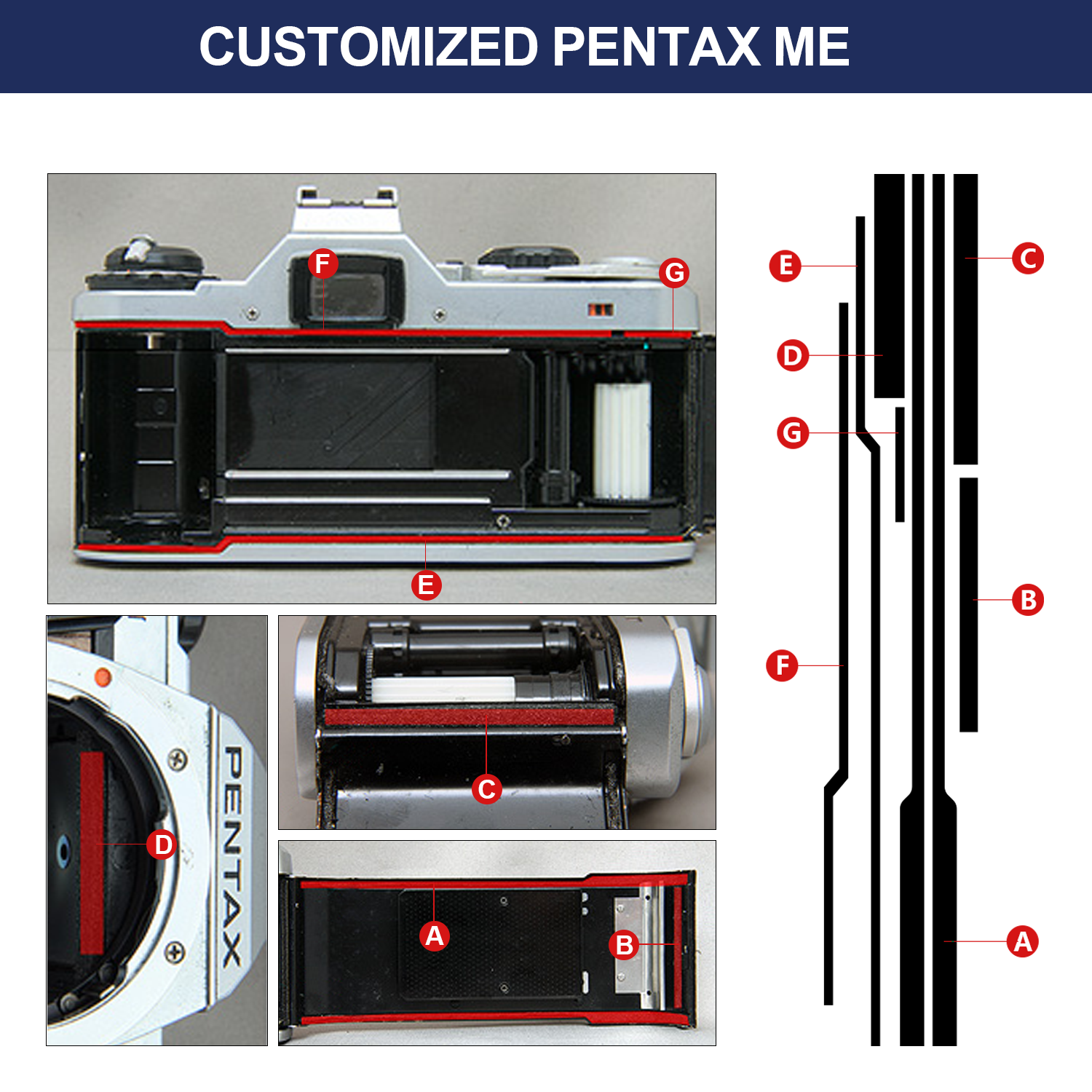 Pentax ME ME Super MG MV1 Came - Polyurethane Foam Sheet review and price