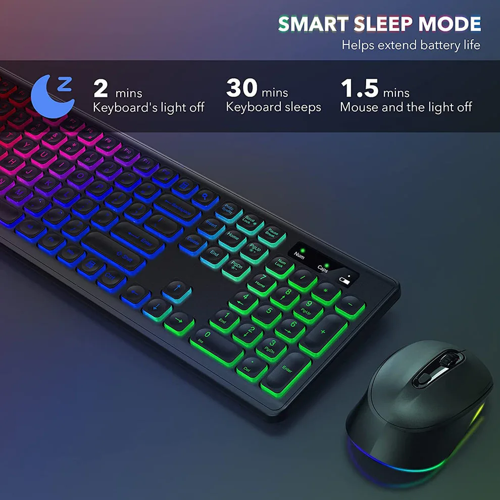 Wireless Keyboard and Mouse Co - Gaming Keyboard And Mouse Combo Wireless review and price