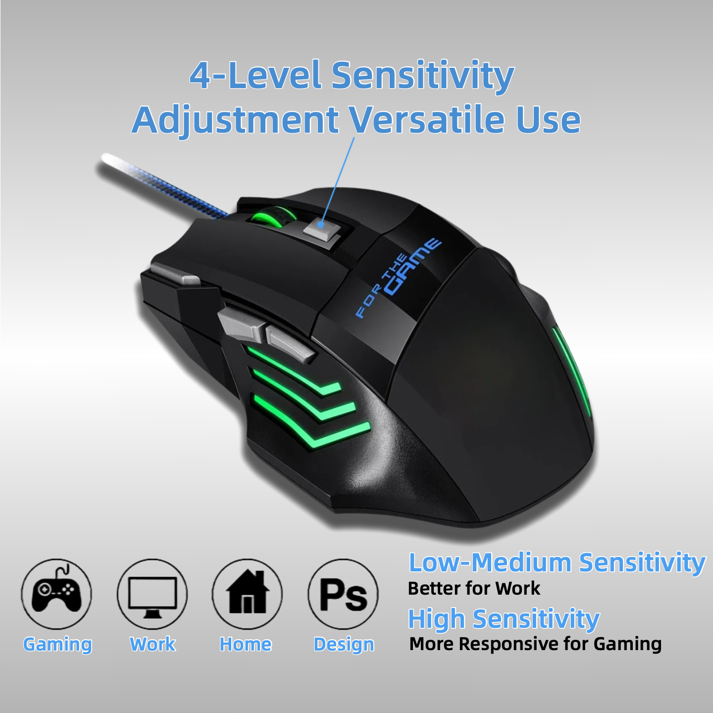 Wired RGB Gaming Mouse 6 Butto - Gaming Keyboard Budget review and price