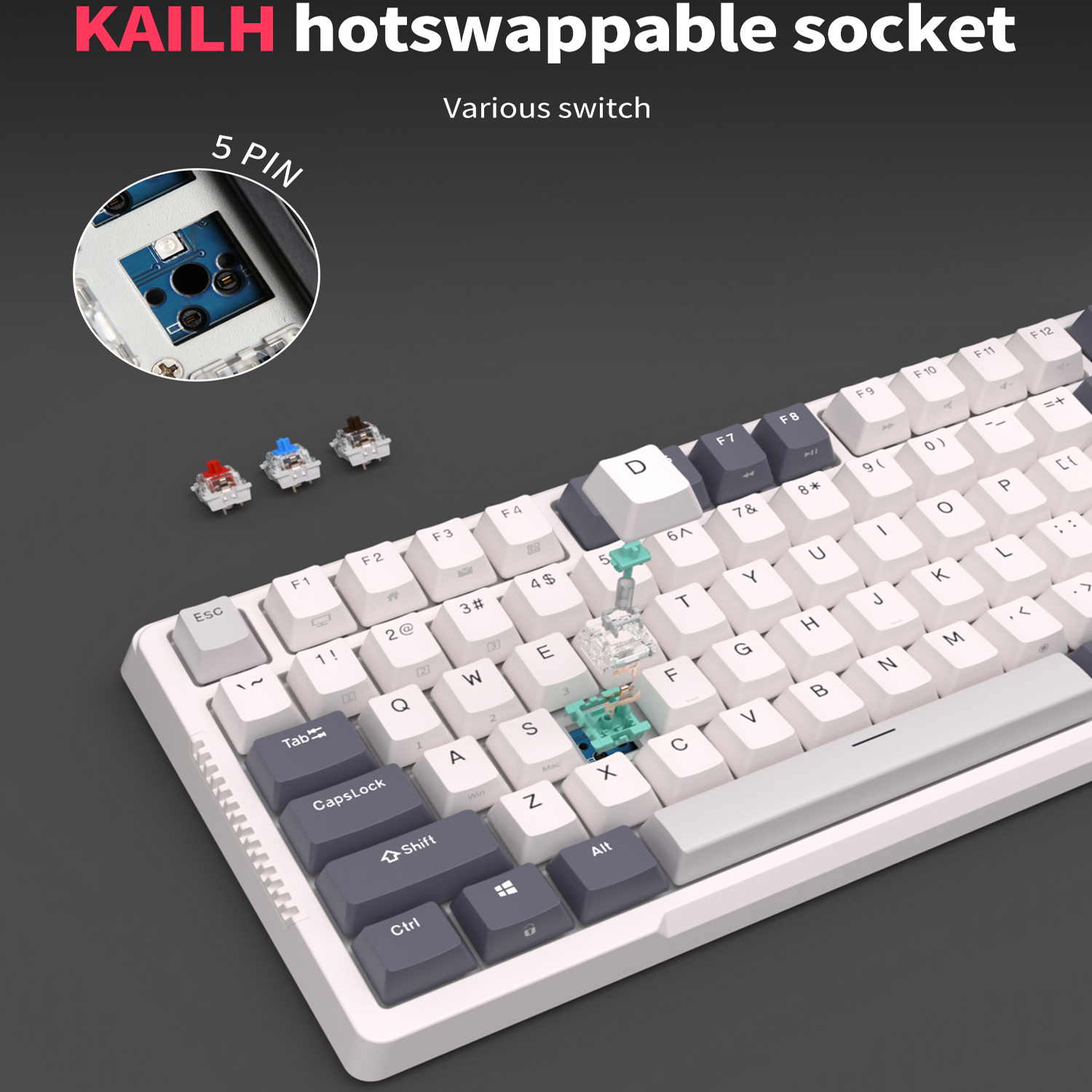 RK H81 Royal Kludge Gasket Str - Gaming Keyboard Bundle review and price