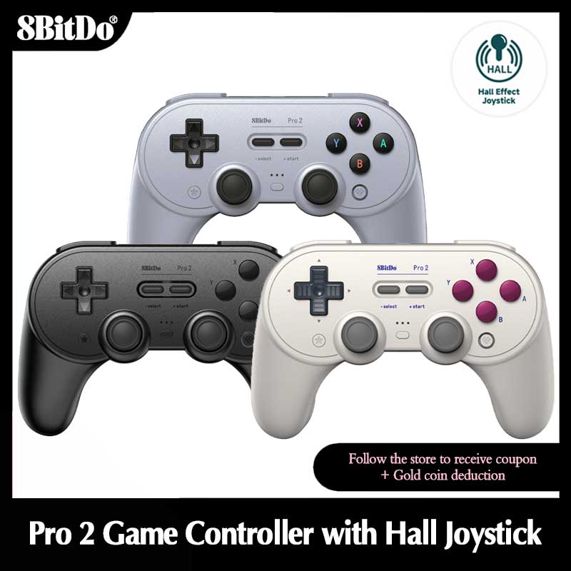 8Bitdo Pro2 Bluetooth Game Con - Gaming Keyboard Hall Effect review and price