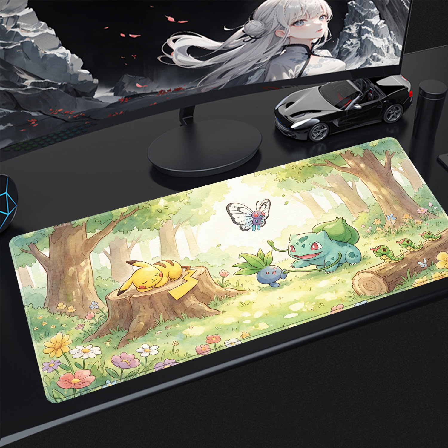 Kawaii Mouse Pad Gaming PC Acc - Gaming Keyboard Noise review and price