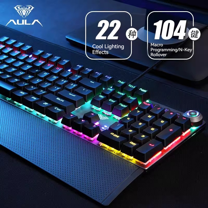 AULA F2088 Mechanical Keyboard - Keyboard Gaming Blue Switch review and price
