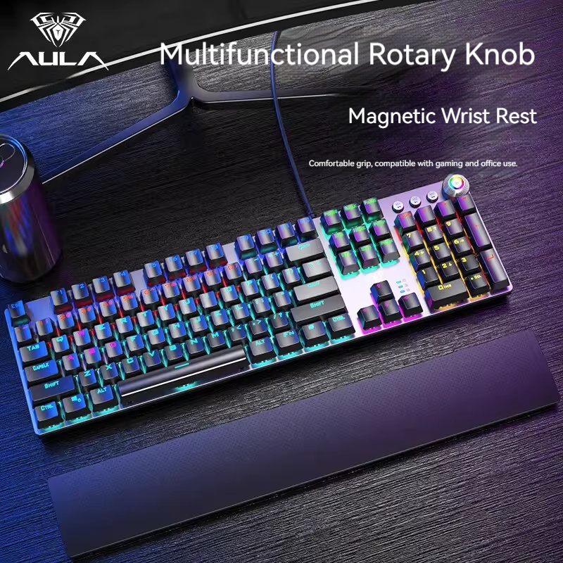 AULA F2088 Mechanical Keyboard - Keyboard Gaming Blue Switch review and price