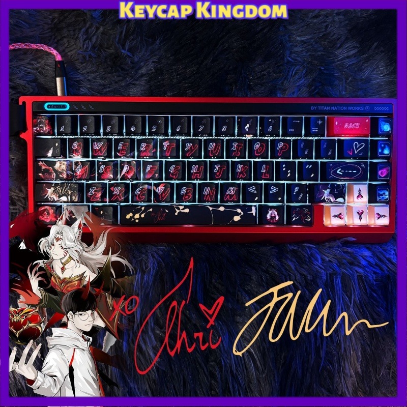 Faker Hall of Fame Ahri themed - Gaming Keyboard Hall Effect review and price