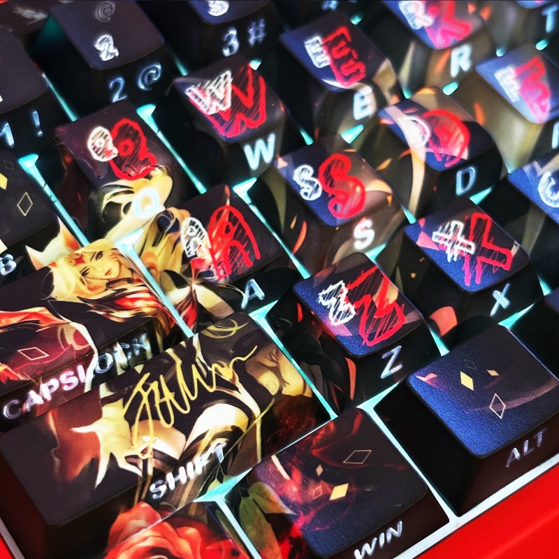 Faker Hall of Fame Ahri themed - Gaming Keyboard Hall Effect review and price