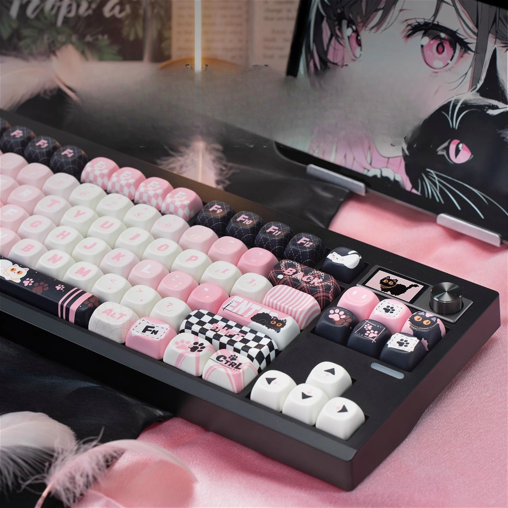 Custom MOA Profile Black Pink  - Keyboard Gaming Black review and price