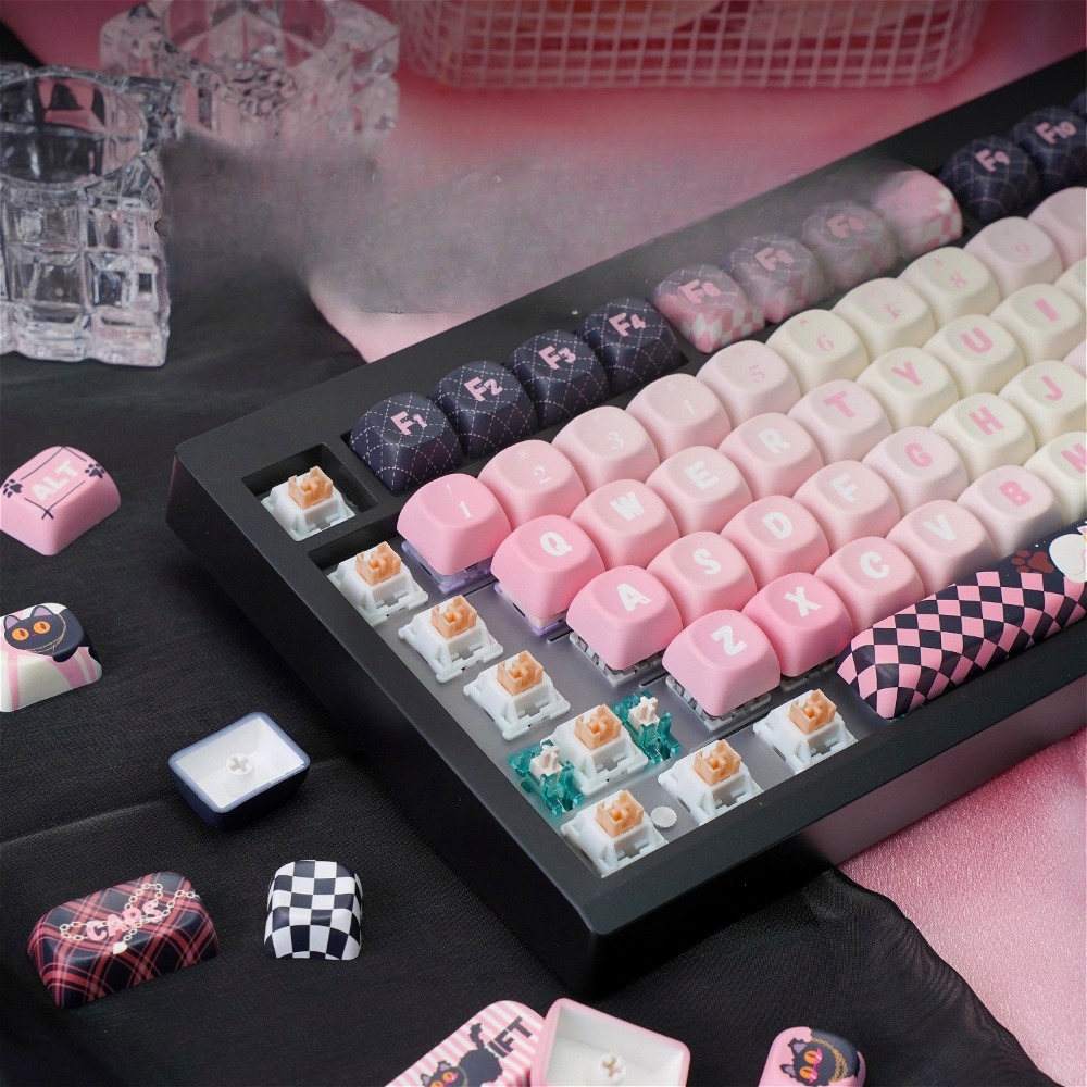 Custom MOA Profile Black Pink  - Keyboard Gaming Black review and price