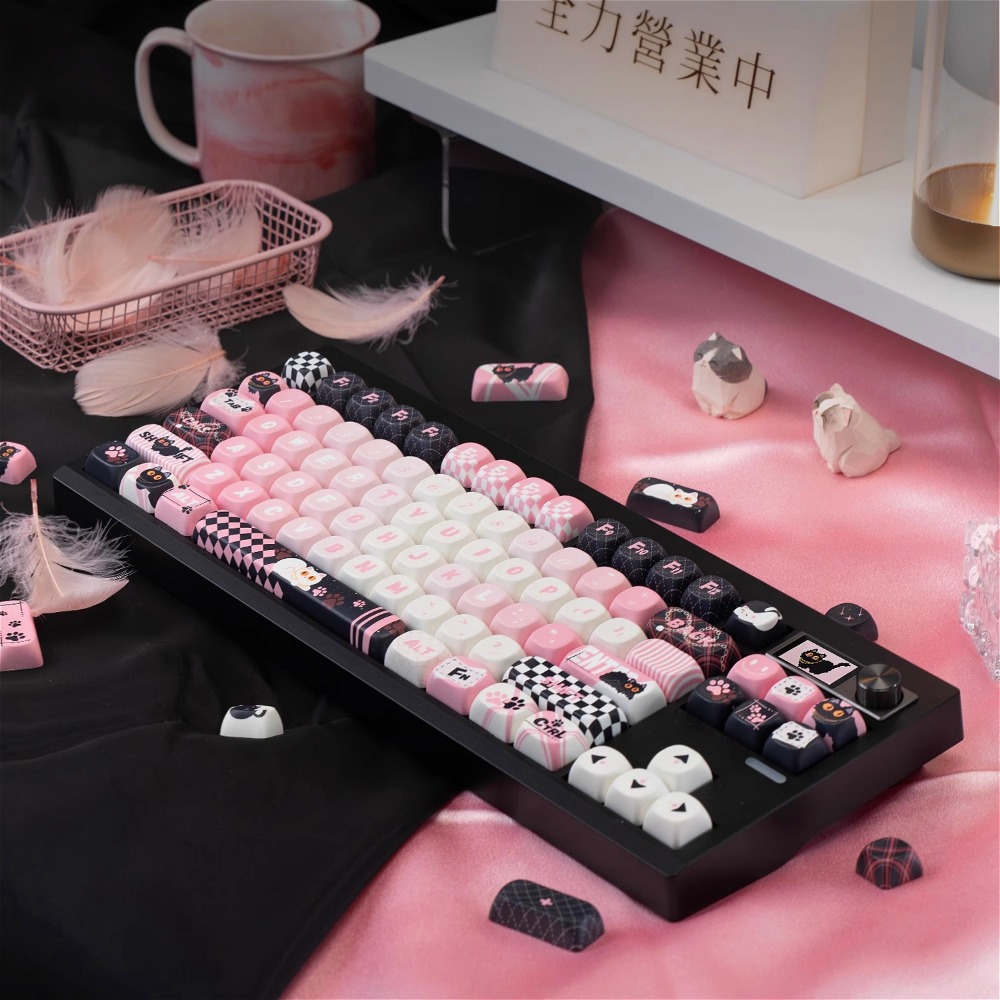 Custom MOA Profile Black Pink  - Keyboard Gaming Black review and price