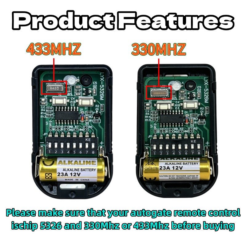 Universal Remote Control 433MH - Switch Opener Tool review and price