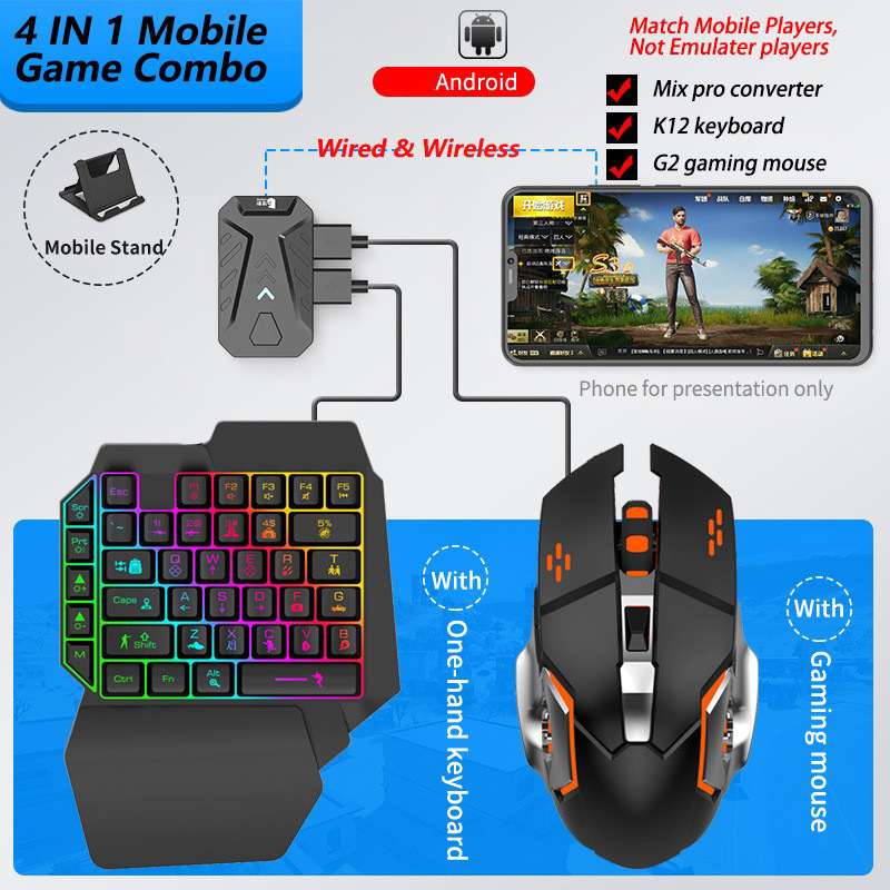 Mobile Games Converter Gaming  - Gaming Keyboard And Mouse Mobile review and price