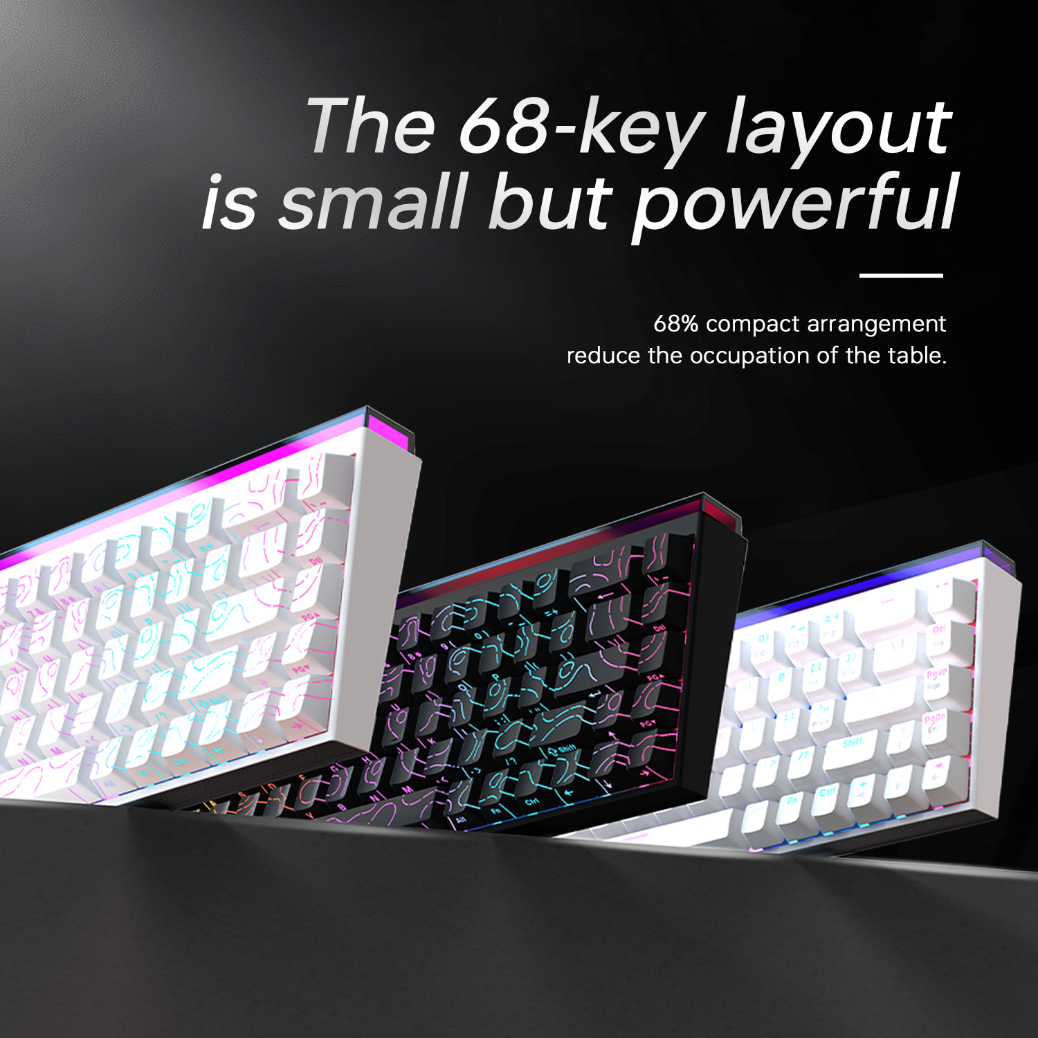 New Ajazz Nacodex Nk68 Mechani - Keyboard Gaming Blue Switch review and price