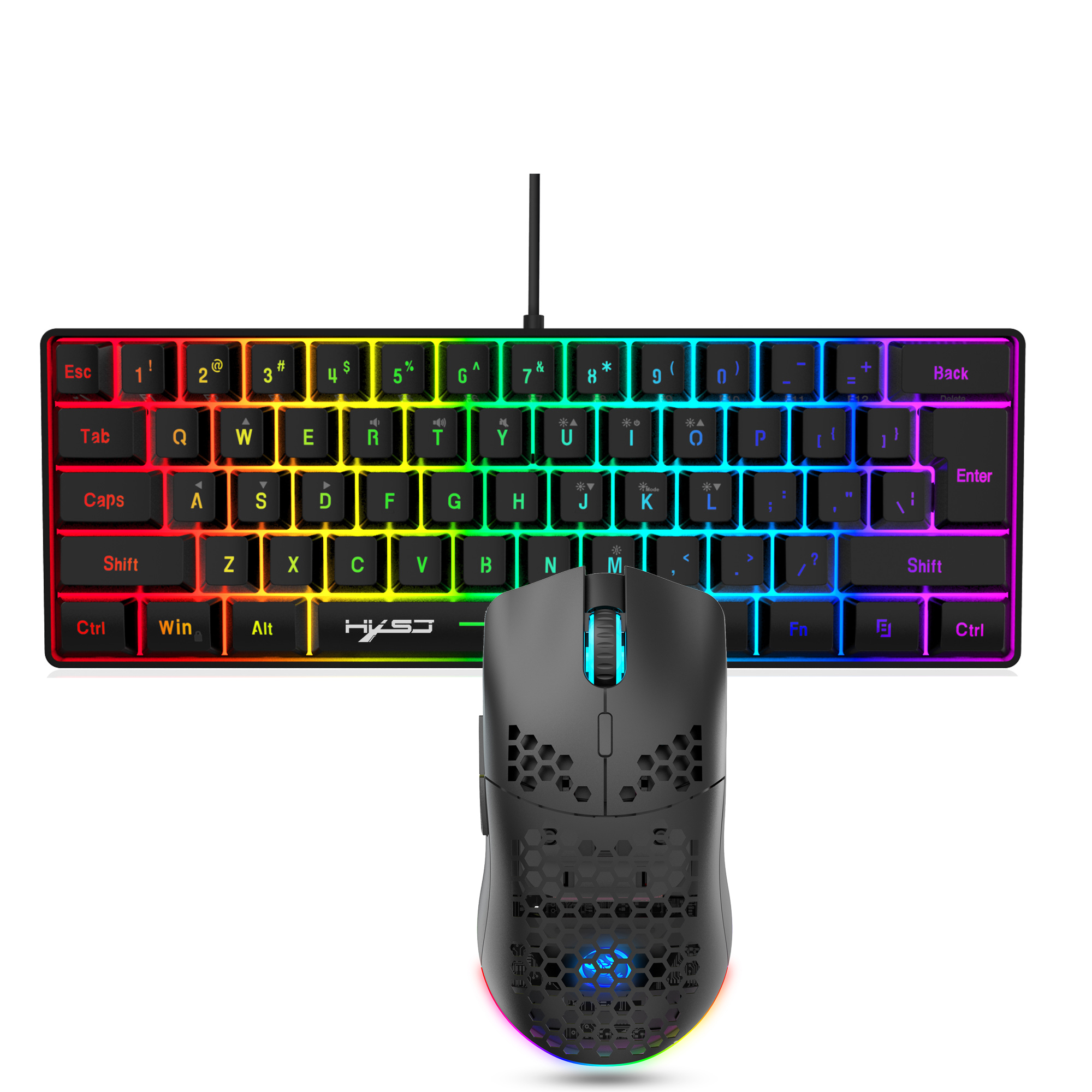 Hot sale 60% mini portable gam - Gaming Keyboard And Mouse Combo Wireless review and price