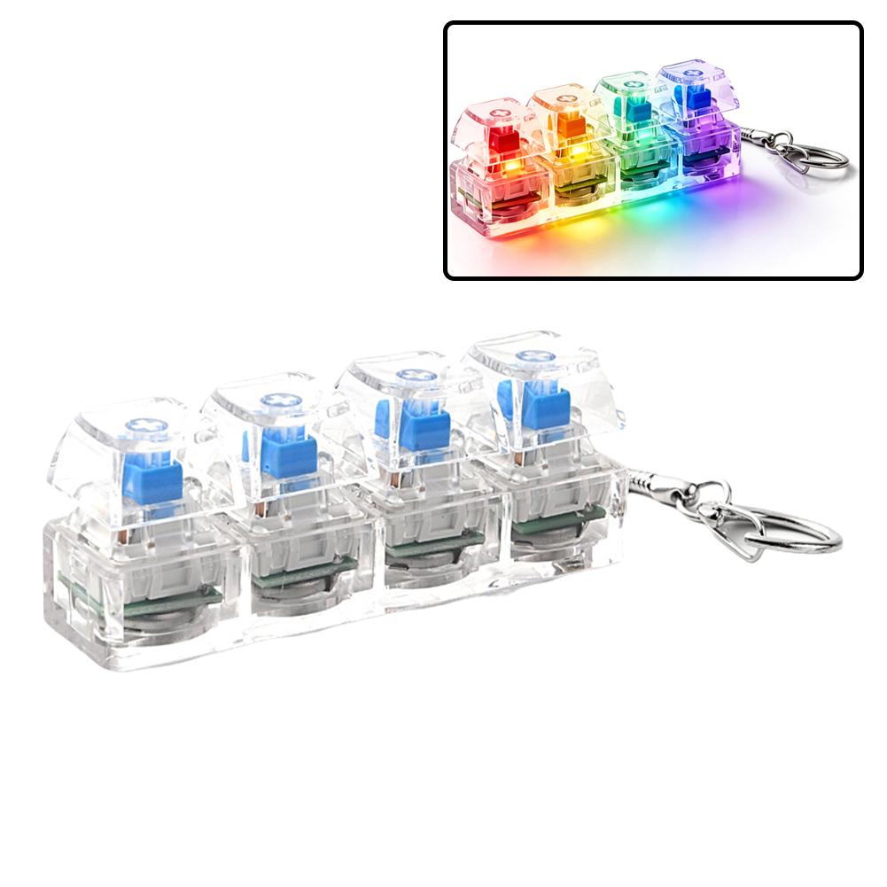 LED Light Up Fidget Keychain,  - Mechanical Switch Tester review and price