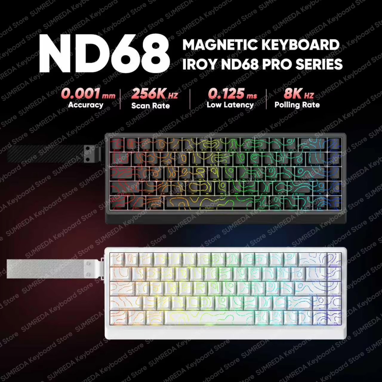 IROK ND68 Pro Gaming Mechanica - Gaming Keyboard Hall Effect Switches review and price