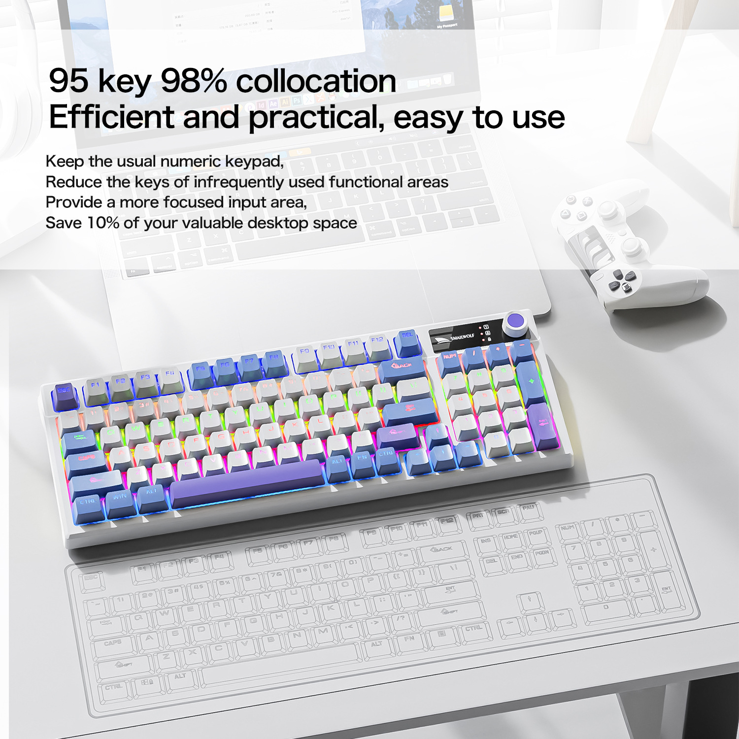 Spanish Mechanical Keyboard Sp - Gaming Keyboard Blue Switches review and price