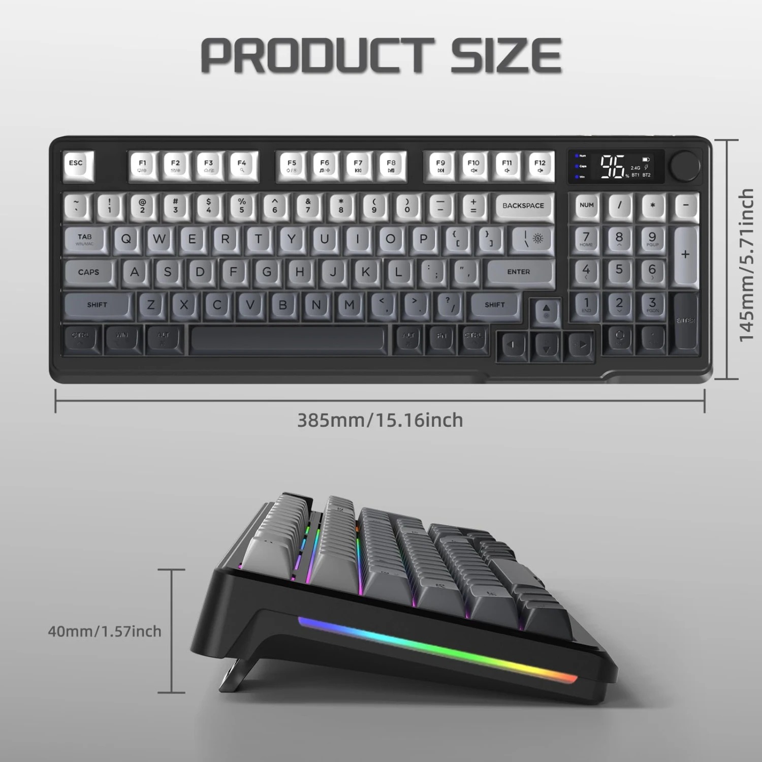 FREEWOLF M96 Wireless Keyboard - Gaming Keyboard And Mouse Combo Wireless review and price