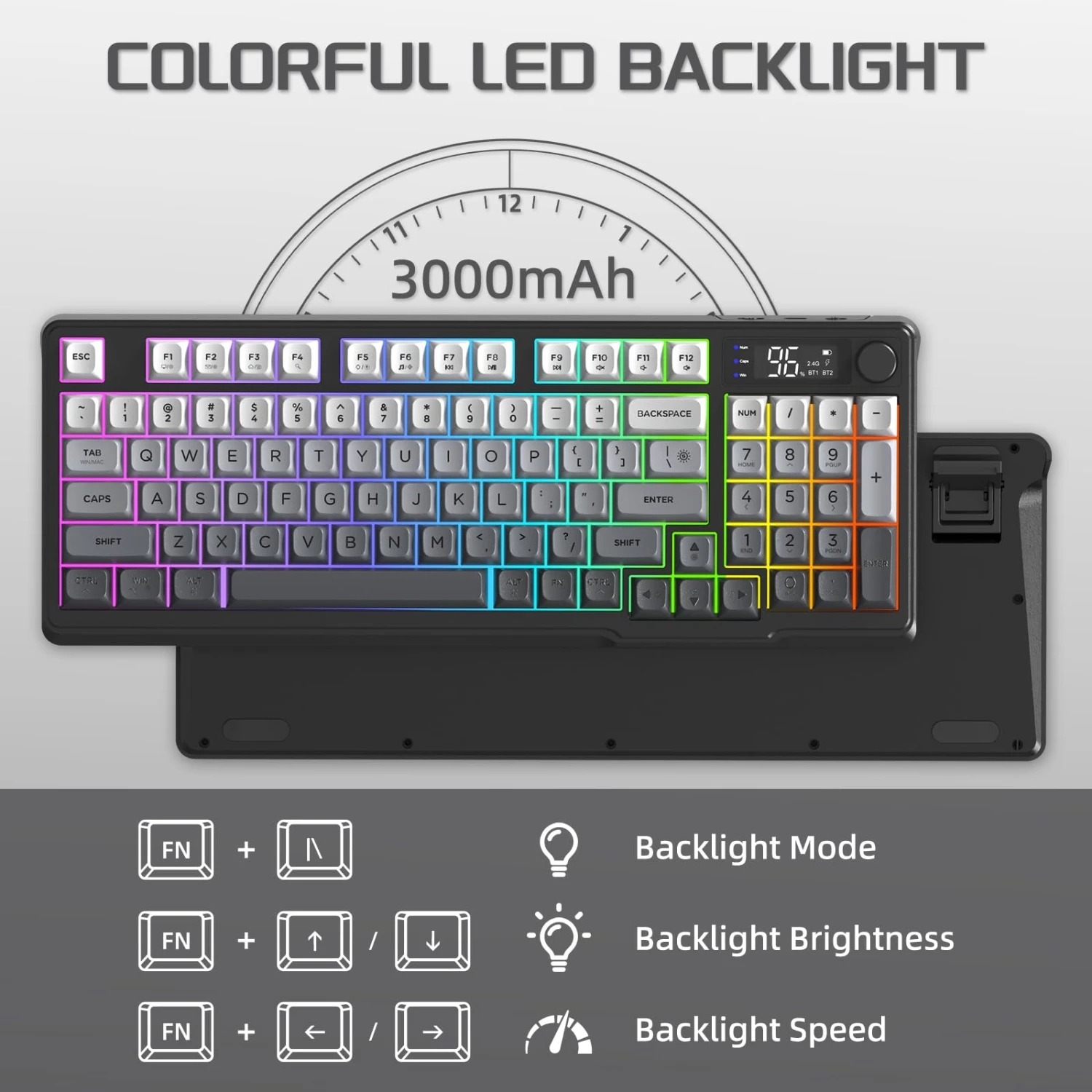 FREEWOLF M96 Wireless Keyboard - Gaming Keyboard And Mouse Combo Wireless review and price