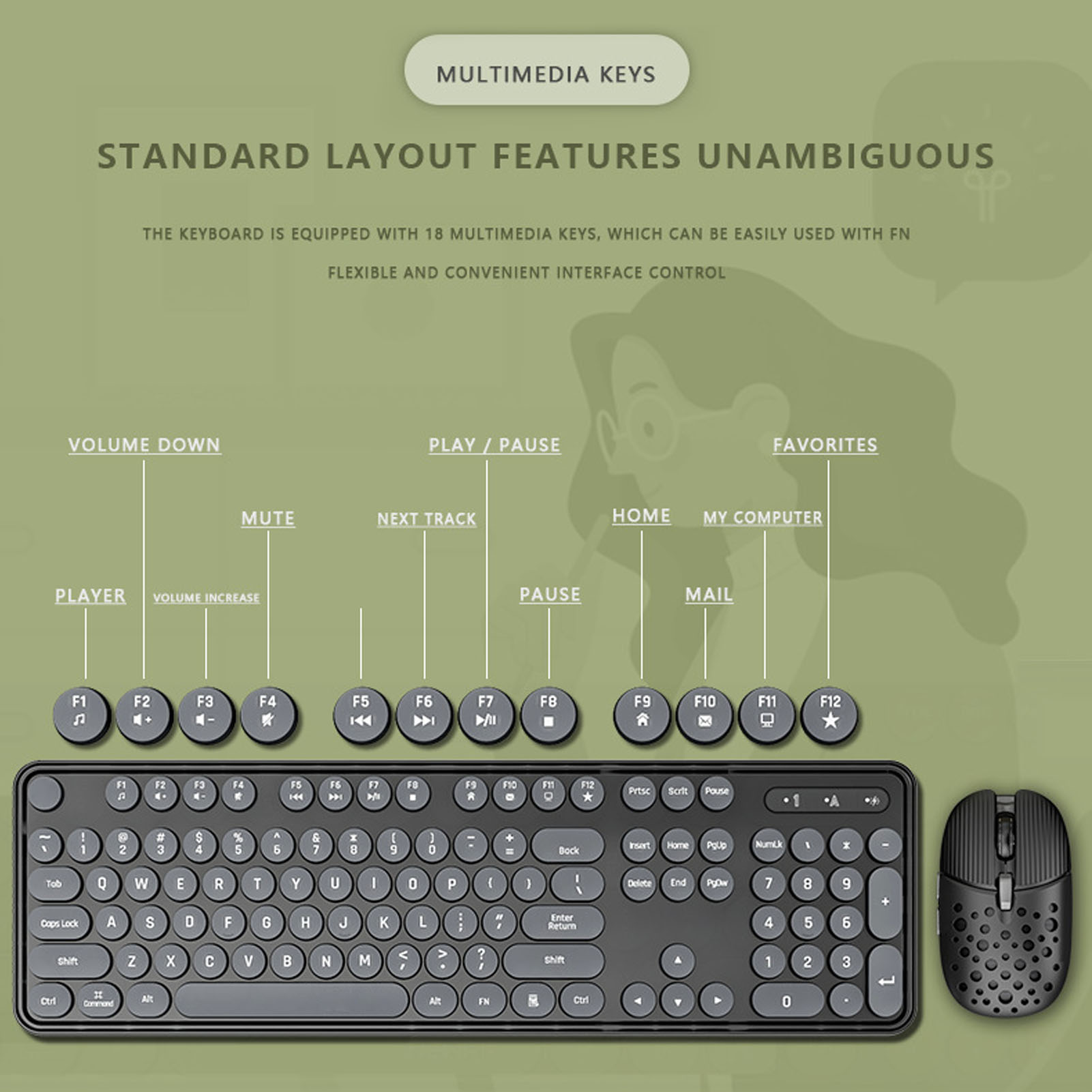 104 Keys 2.4G Wireless Gaming  - Gaming Keyboard And Mouse Combo Wireless review and price
