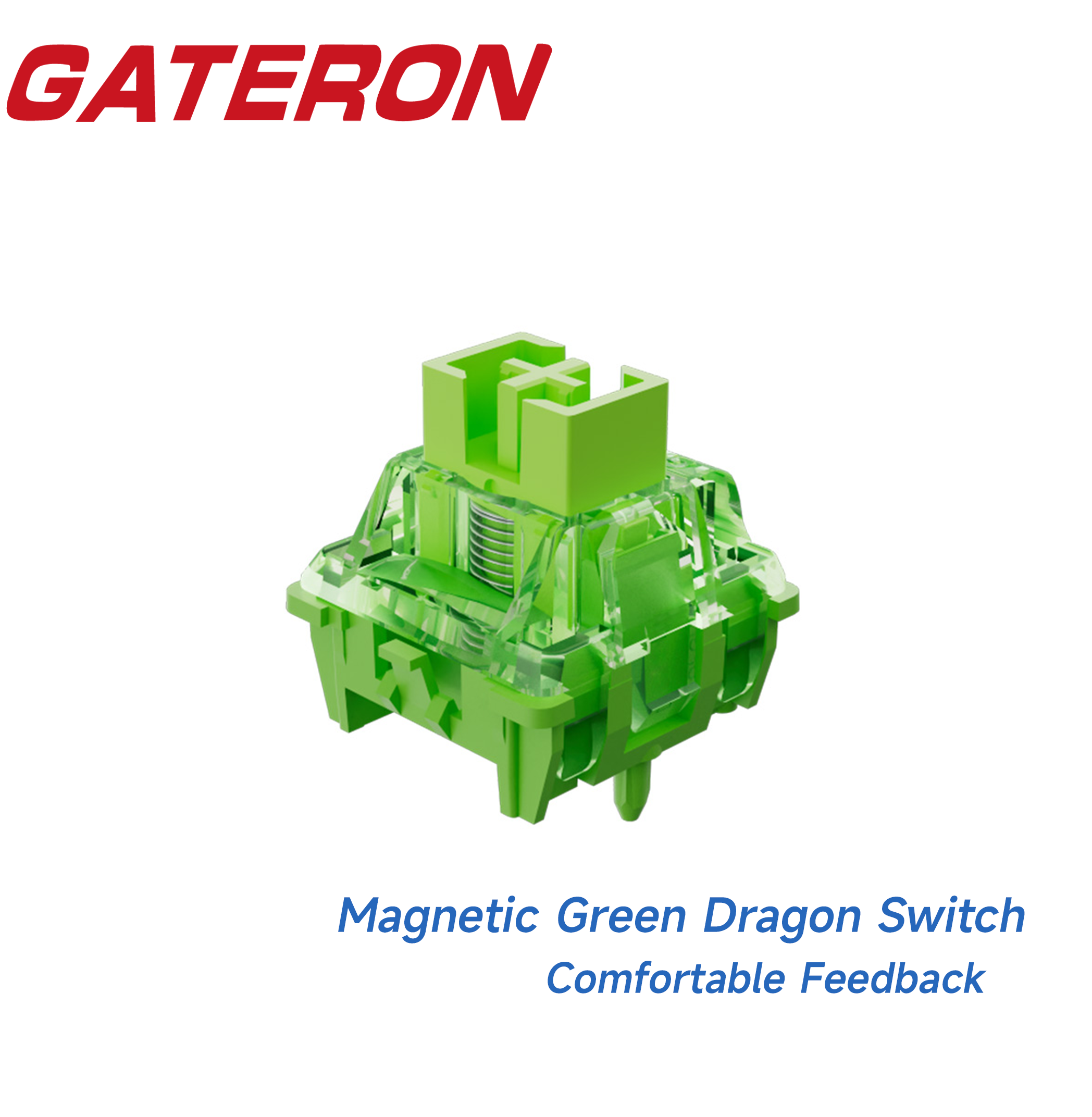 GATERON Magnetic Green Dragon  - Gaming Keyboard Hall Effect Switches review and price